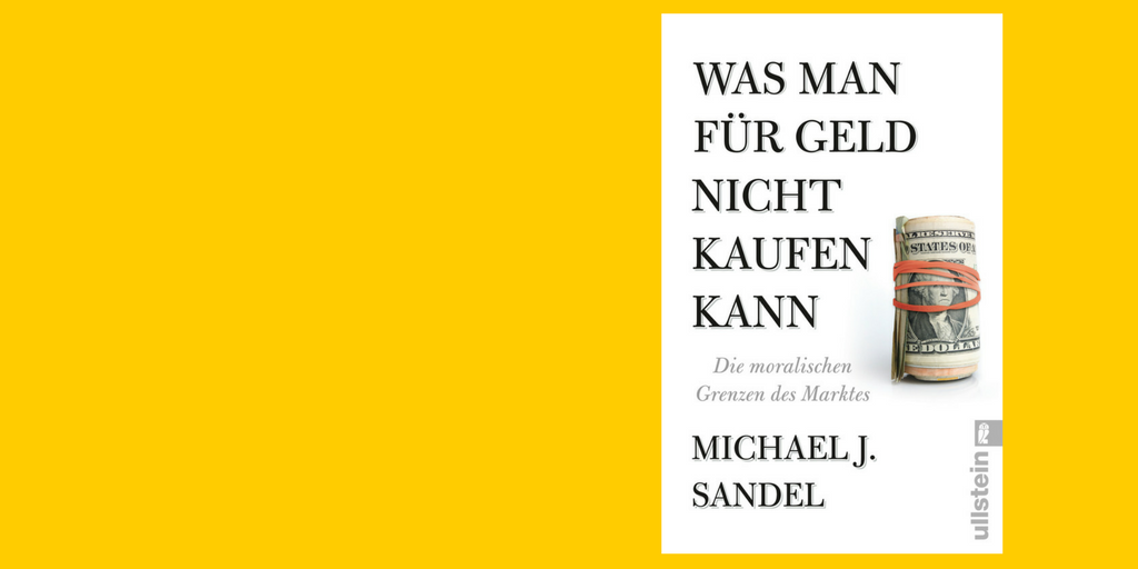 Buch Cover von Michael Sandel 
