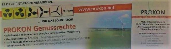 So emotional warb Prokon in Hamburg, um Anleger anzulocken die nachhaltig investieren wollten