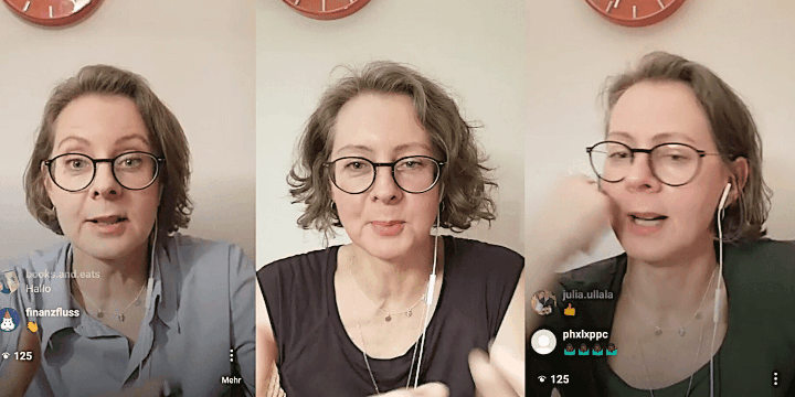 Inflation, Versicherungen, Zinsen: Geldfrau live auf Instagram, Woche 2