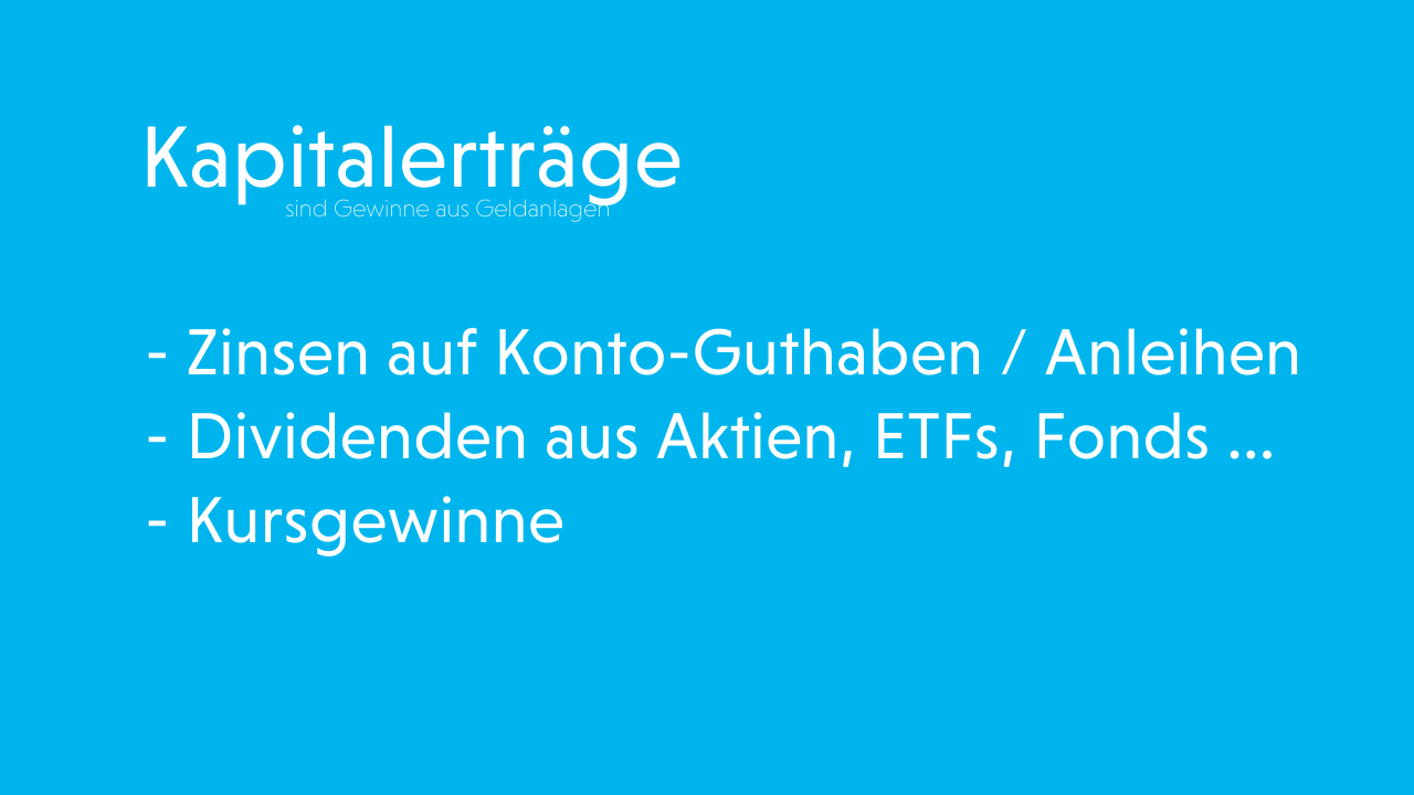 Freistellungsauftrag auf Kapitalerträge