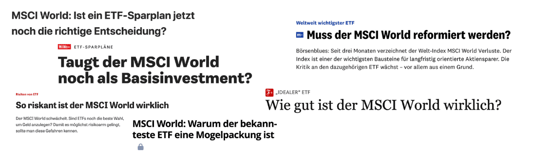 MSCI World clickbaits