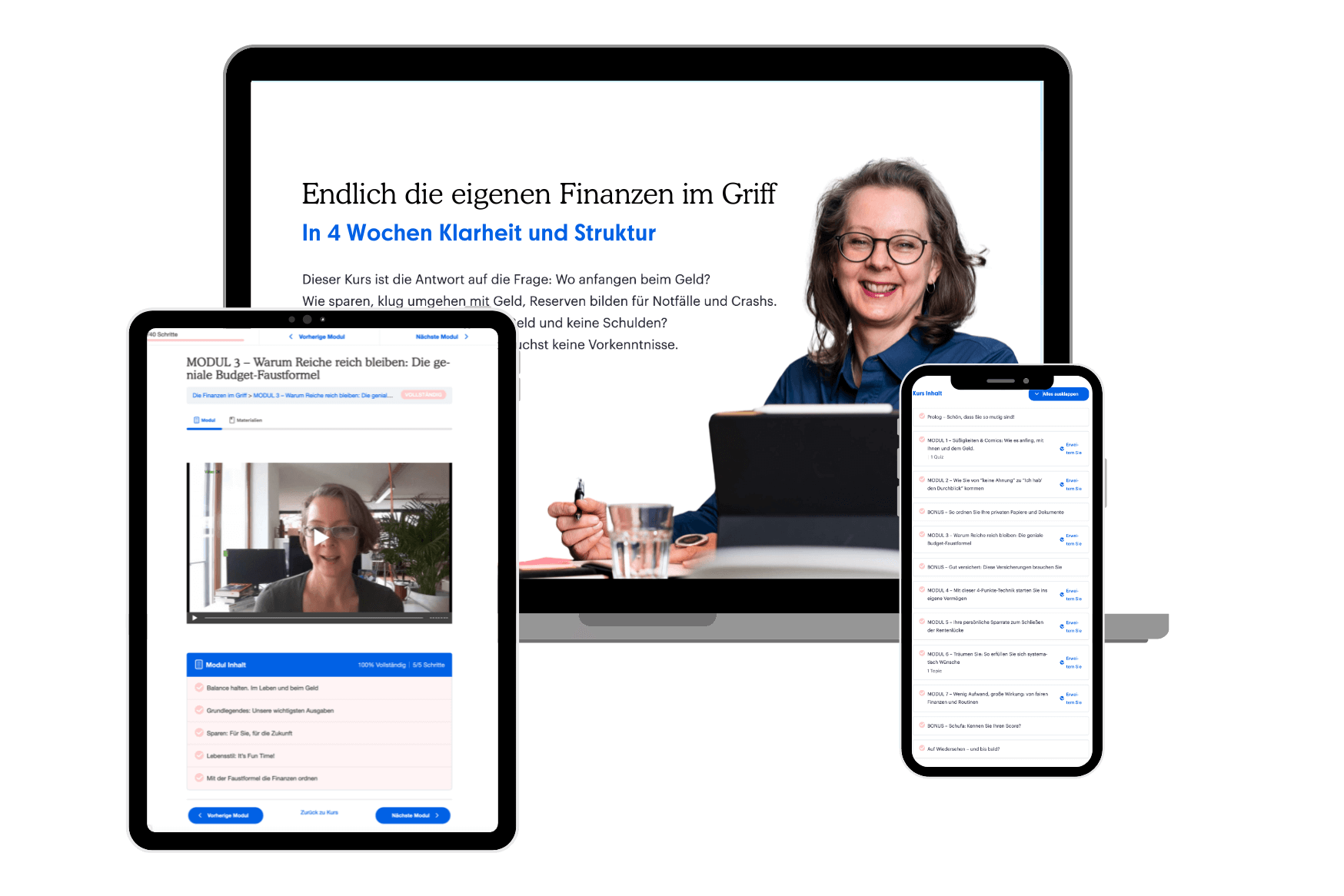 Endlich die eigenen Finanzen im Griff - der Bestseller-Kurs der Geldfrau